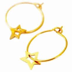 Petites Créoles Etoile x Smallable | Doré