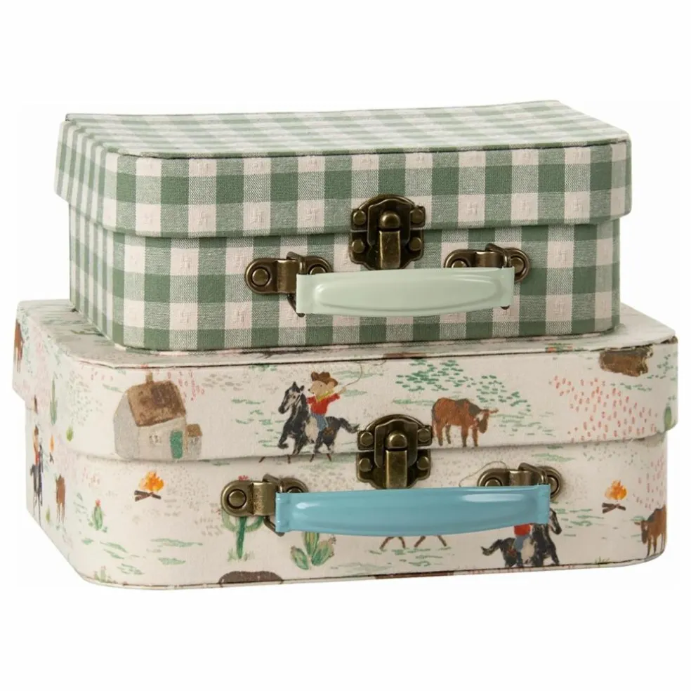 Petites valises de rangement Pony - Set de 2