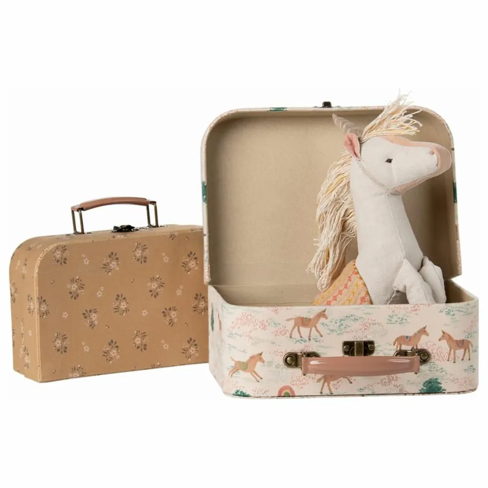 Petites valises de rangement Licorne - Set de 2