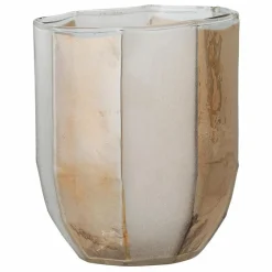 Photophore Jalil en verre | Beige