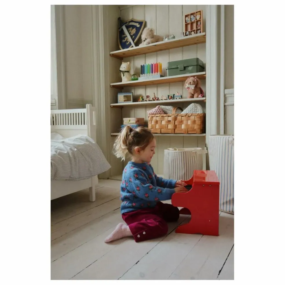 Piano en bois FSC | Rouge