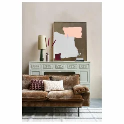 Pied de lampe en céramique | Vert foncé