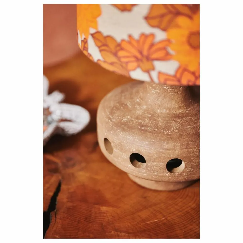 Pied de lampe en céramique | Terre