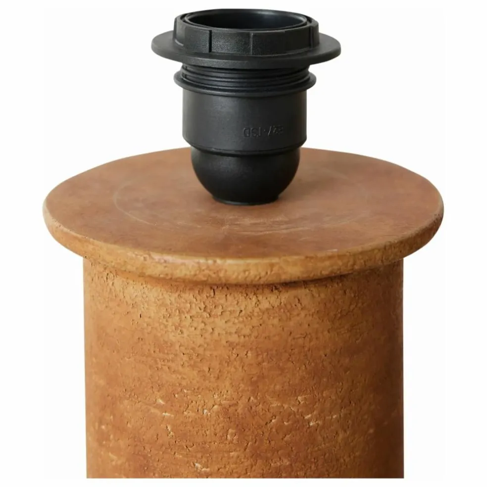 Pied de lampe en céramique | Terre