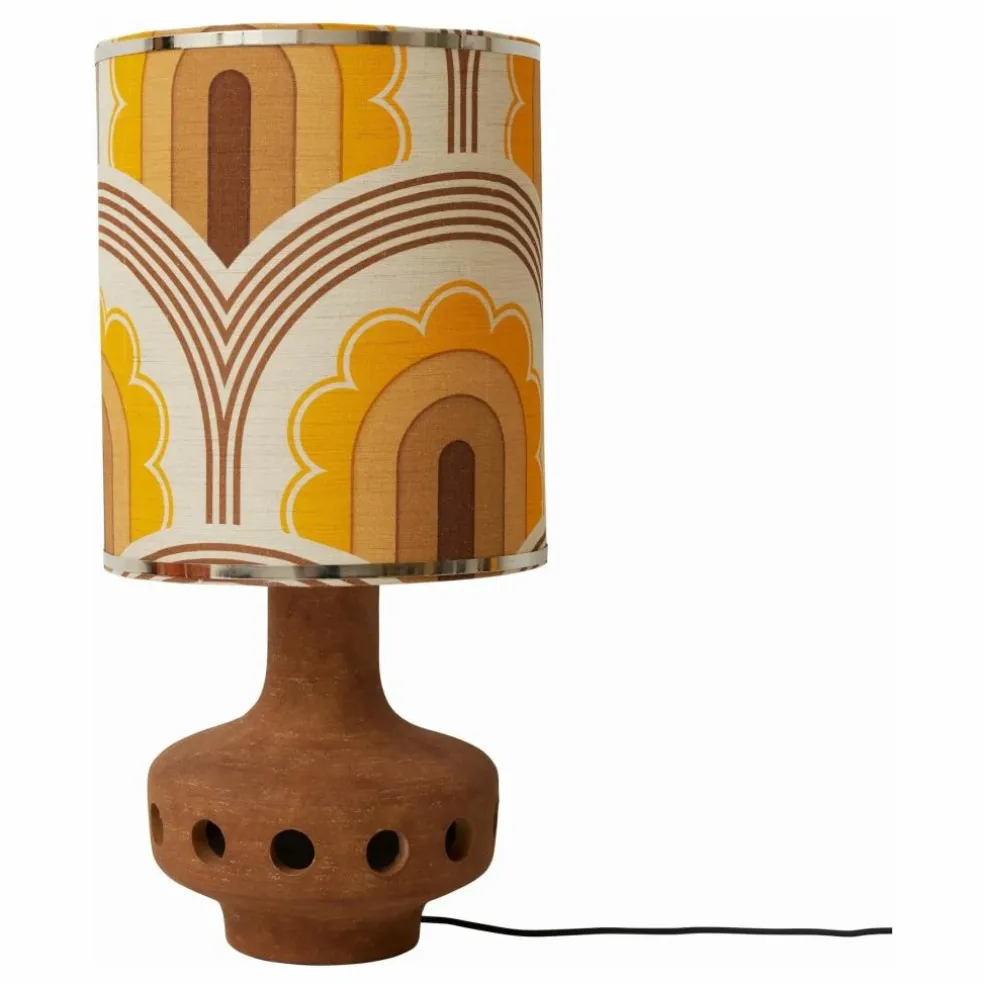 Pied de lampe en céramique | Terre