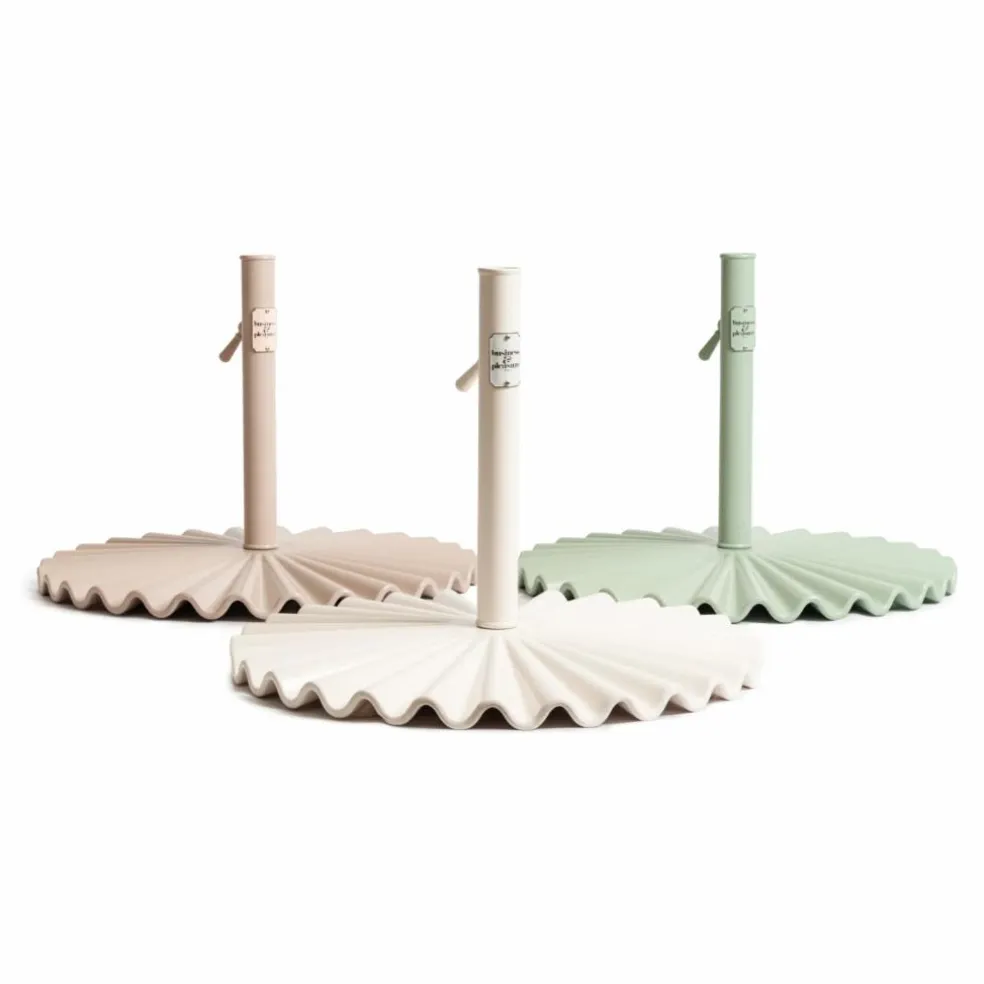 Pied de parasol moulé | Blanc