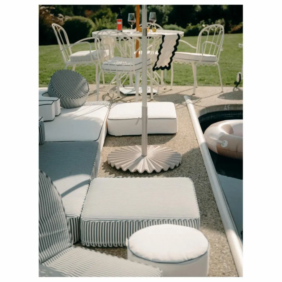 Pied de parasol moulé | Blanc