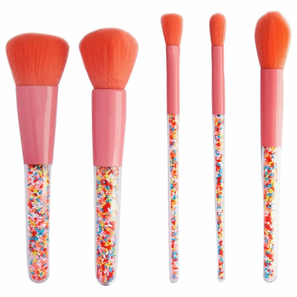 Pinceaux à maquillage Sprinkle - Set de 5 | Rose
