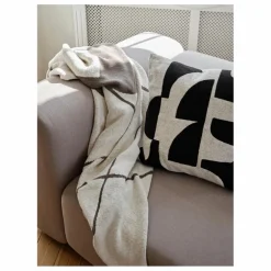 Plaid en coton Maren | Marron glacé