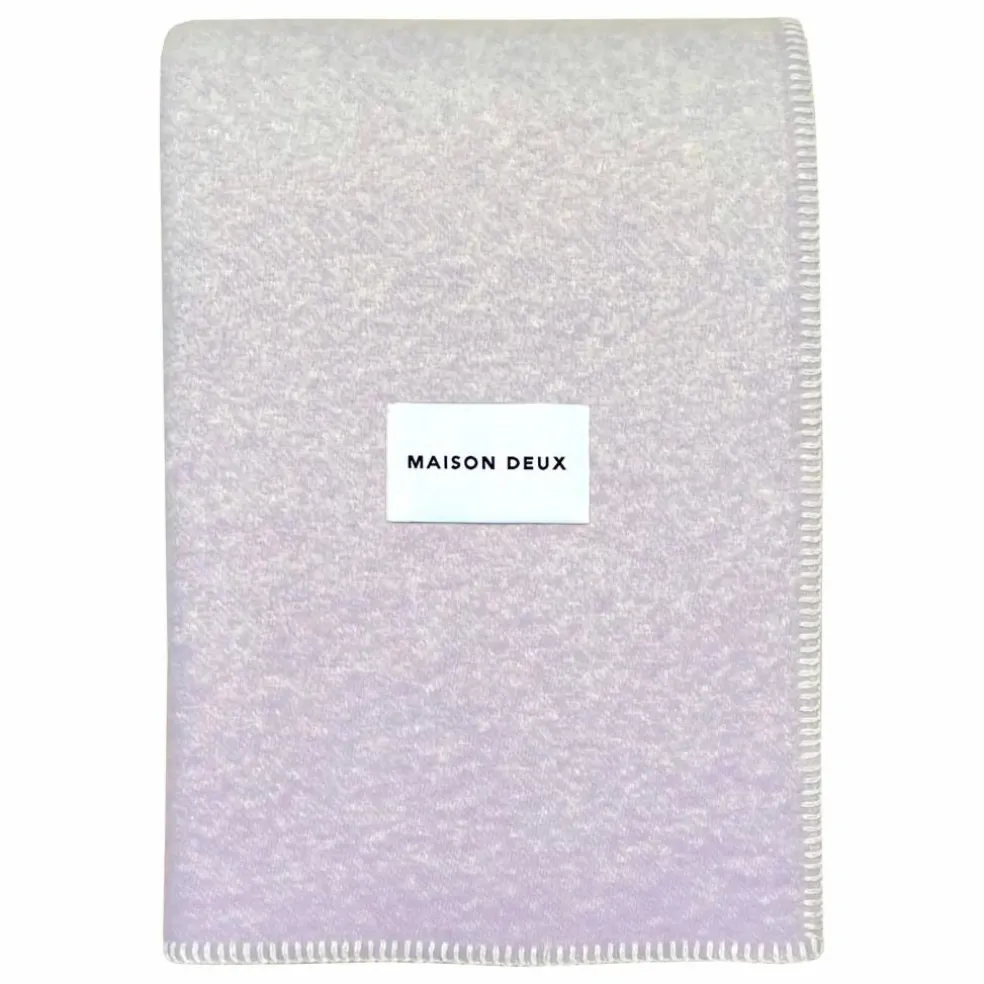 Plaid en laine Gradient | Lilas
