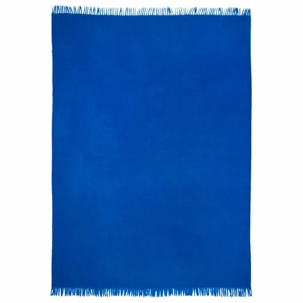 Plaid en mohair Cloud | Cobalt