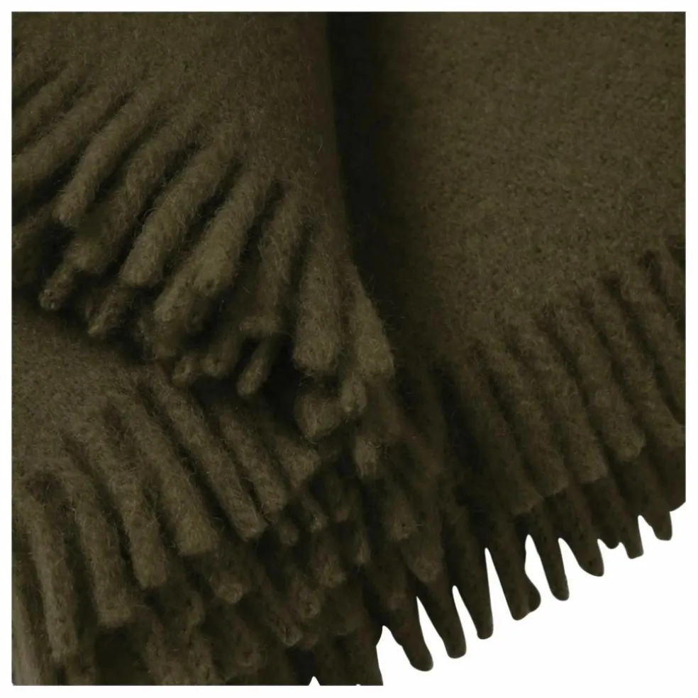 Plaid en mohair Cloud | Olive