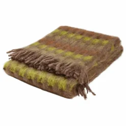 Plaid en mohair Mia | Vert