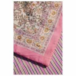 Plaid Enoha en coton bio | Rose