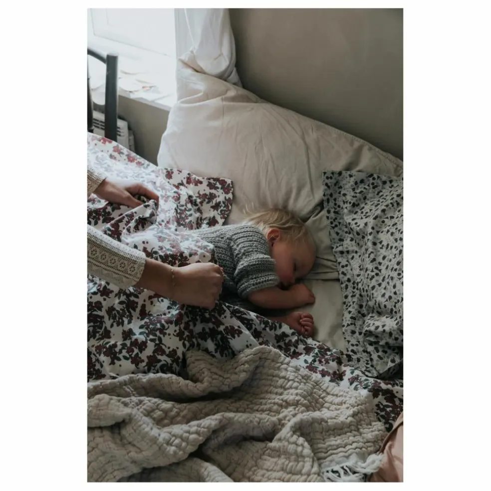 Plaid Mellow en lin et coton | Blush