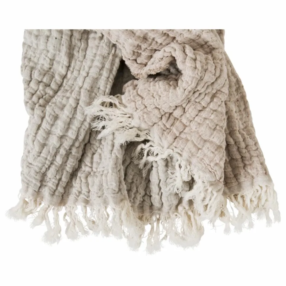 Plaid Mellow en lin et coton | Blush