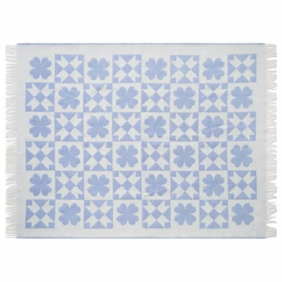 Plaid Patch Courtepointe | Bleu