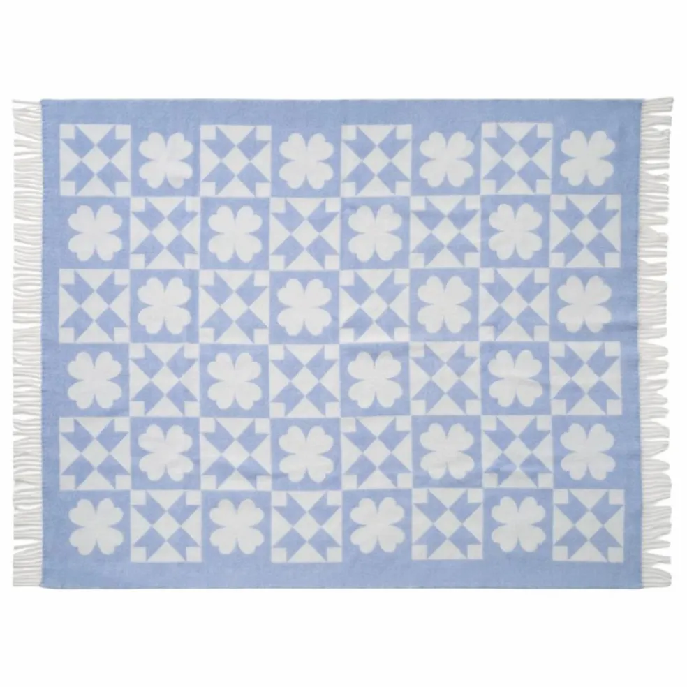 Plaid Patch Courtepointe | Bleu