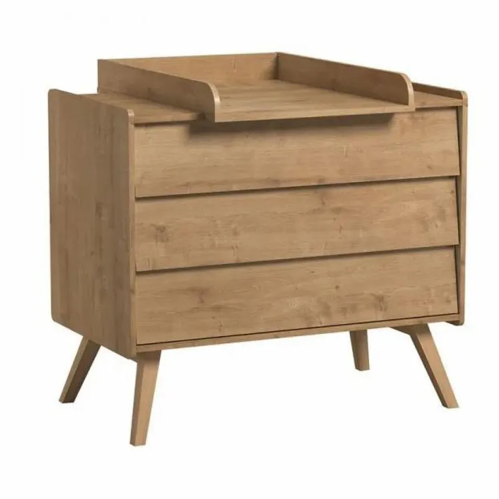Plan à langer Vintage | Chêne