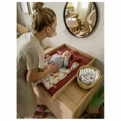 Plan à langer Vintage | Chêne