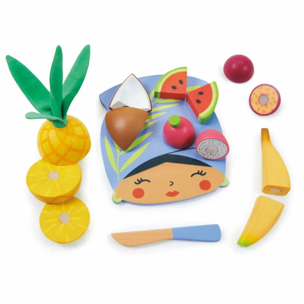 Planche à découper fruits tropicaux