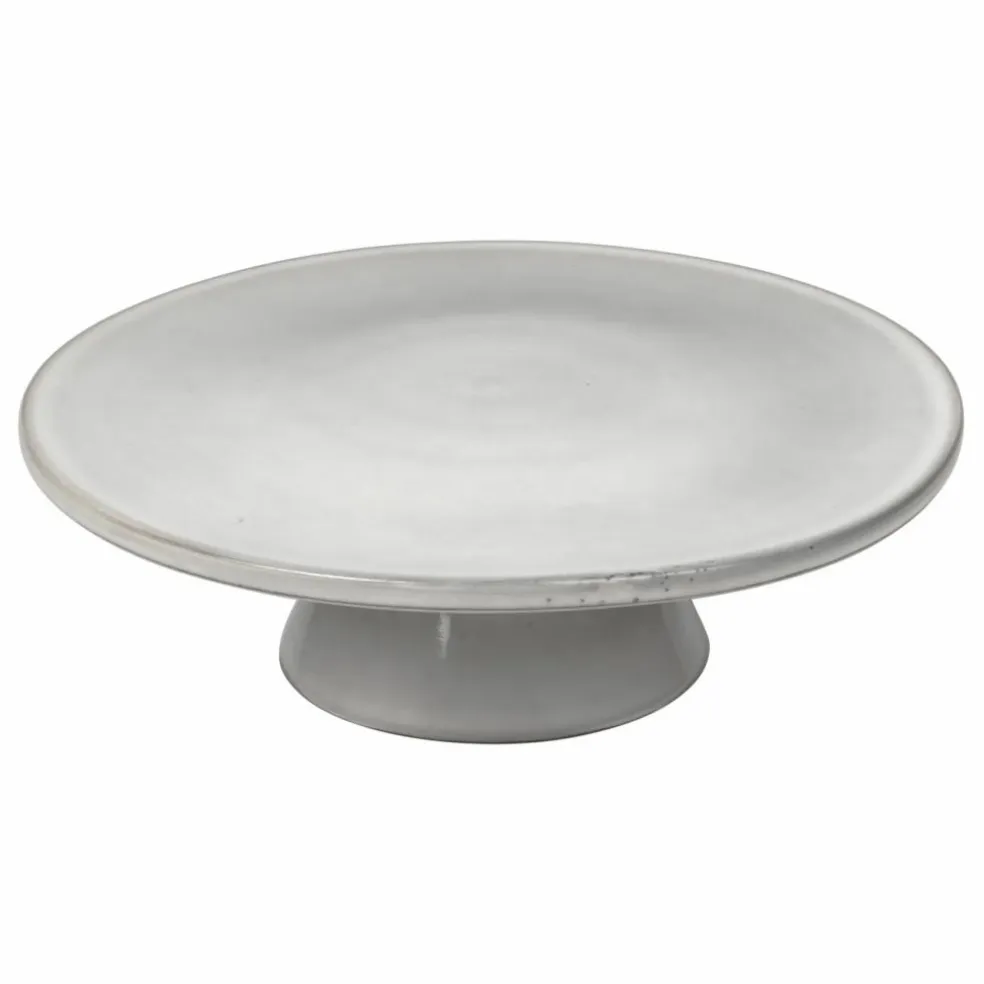 Plat de présentation à gâteau Nordic Sand | Gris clair