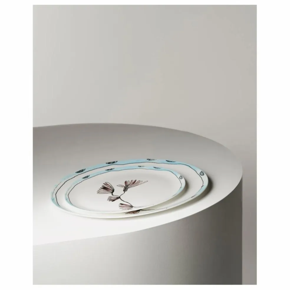 Plat oval Camelia, Serax for Marni | Aubergine