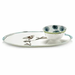 Plat oval Camelia, Serax for Marni | Aubergine