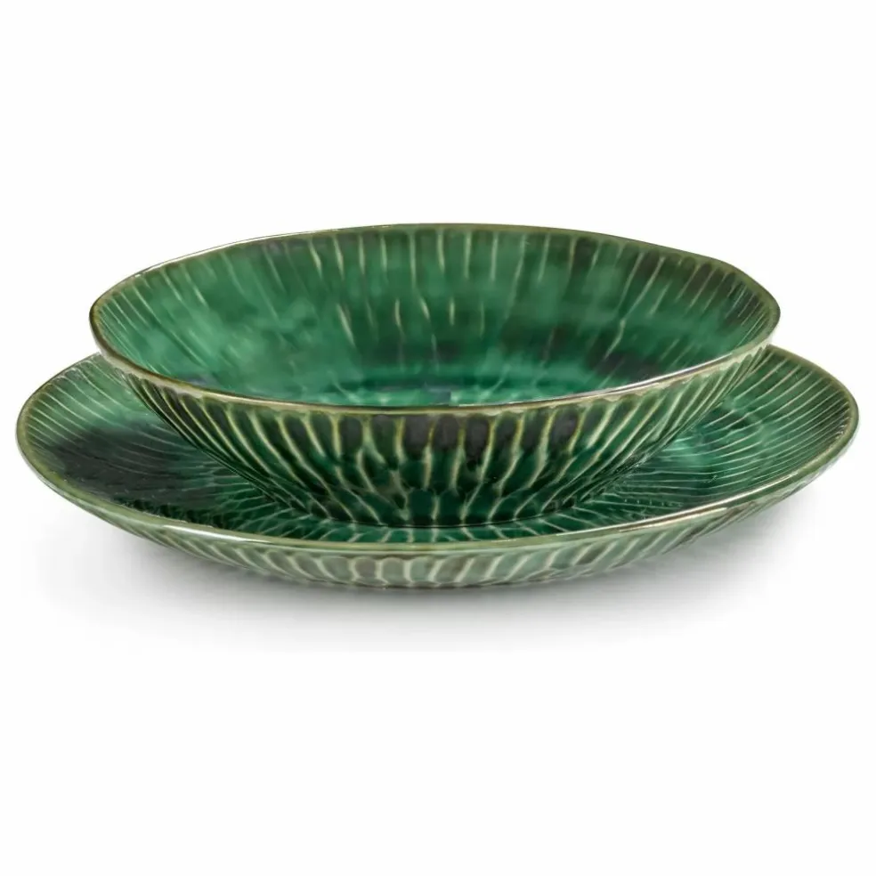Plats Verde Lanza, Pascale Naessens - Set de 2 | Vert