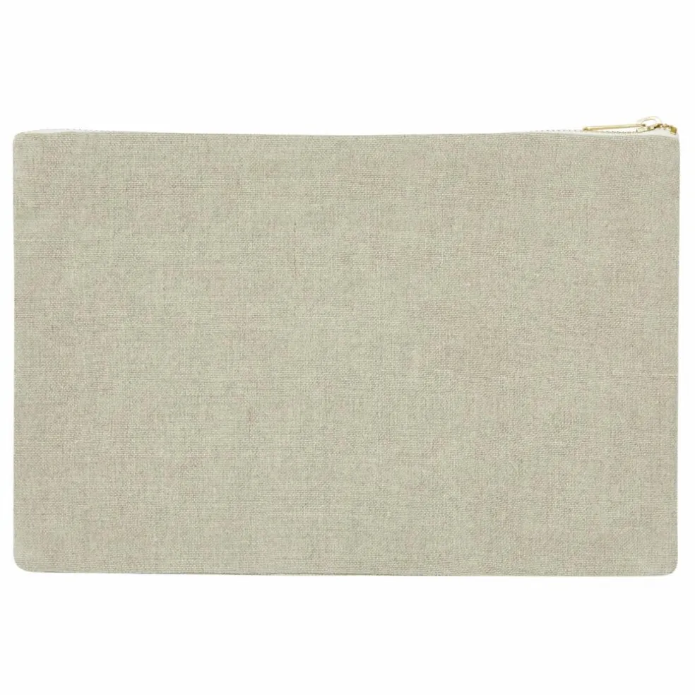 Pochette en lin