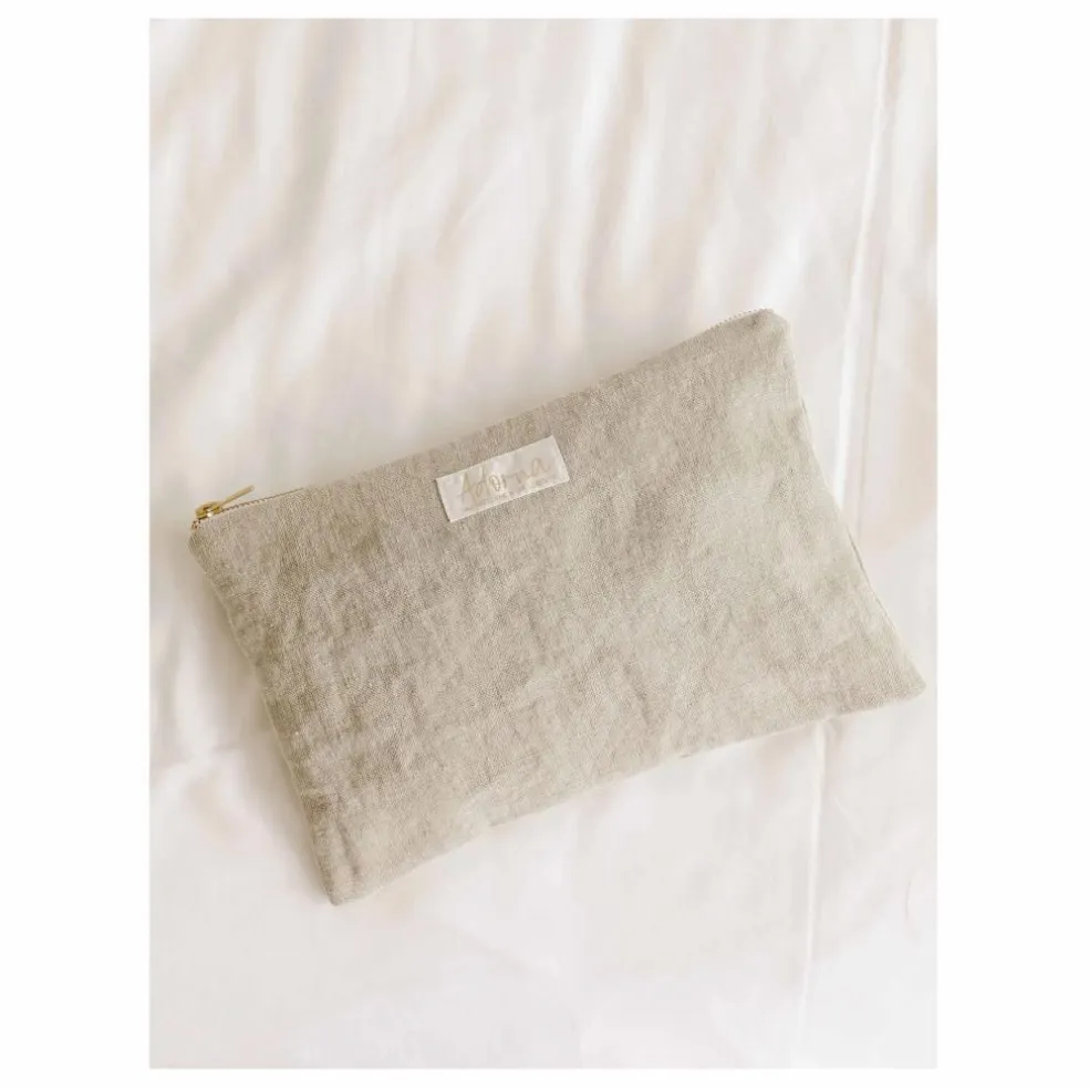 Pochette en lin
