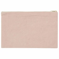 Pochette en lin | Rose poudré