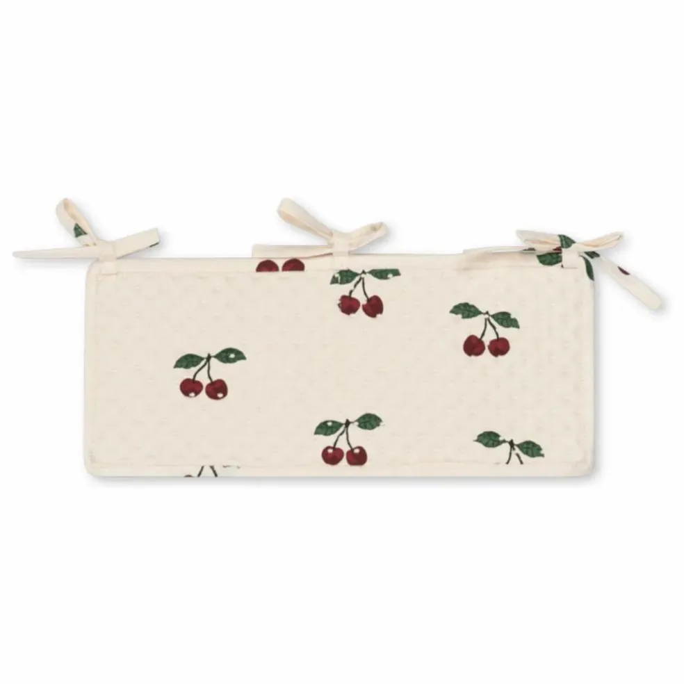 Pochette matelassée pour lit bébé Cherry | Rouge cerise