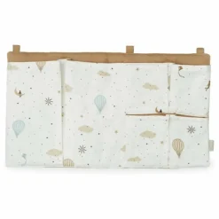 Pochette pour lit à barreaux Dreamland | Bleu ciel