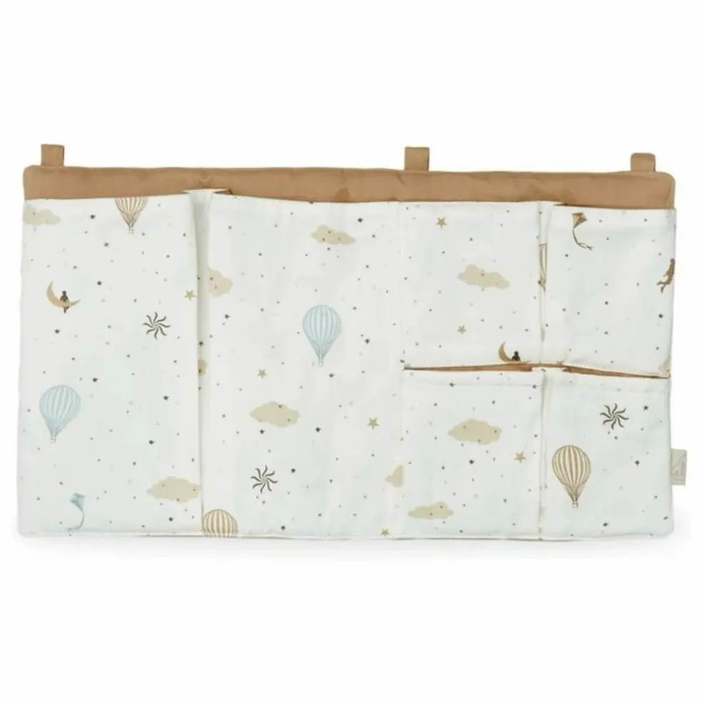 Pochette pour lit à barreaux Dreamland | Bleu ciel