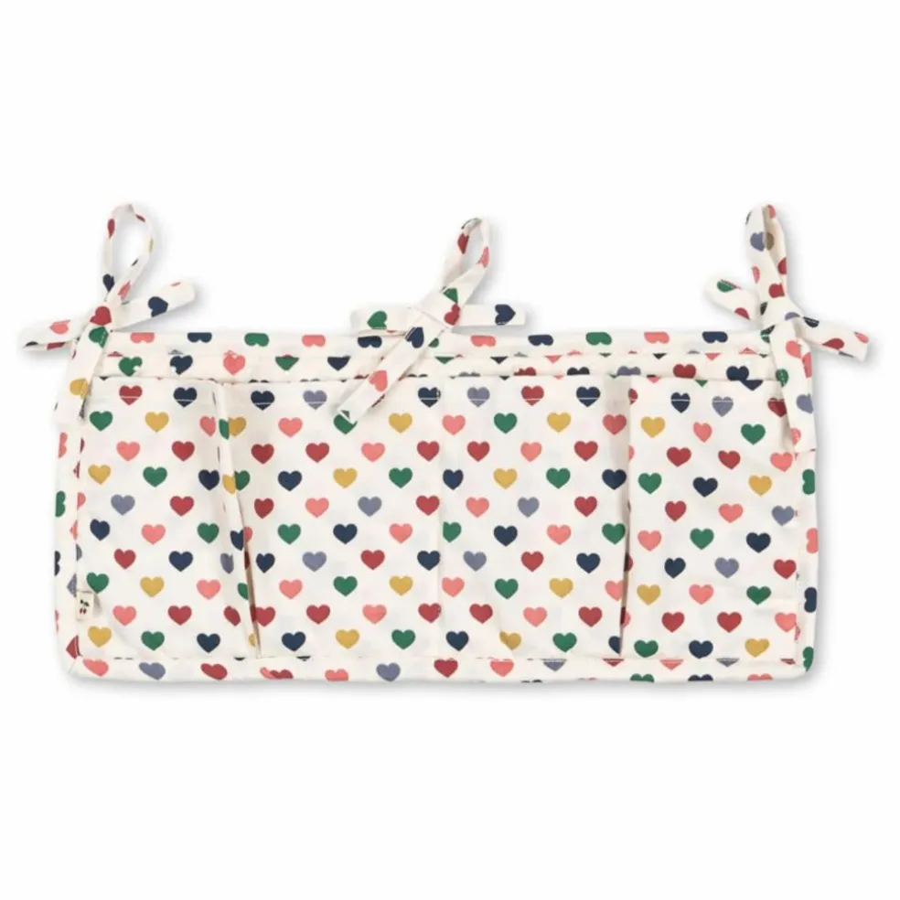 Pochette pour lit à barreaux Cœurs