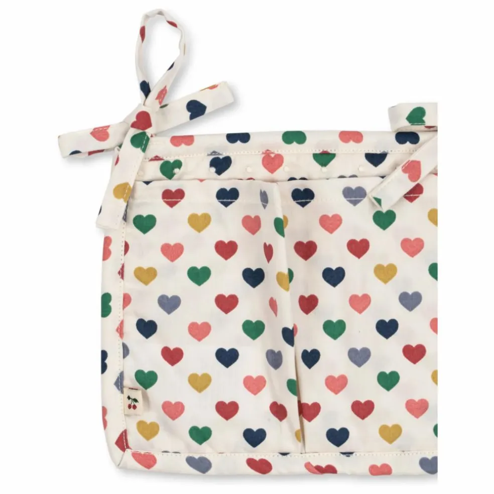 Pochette pour lit à barreaux Cœurs