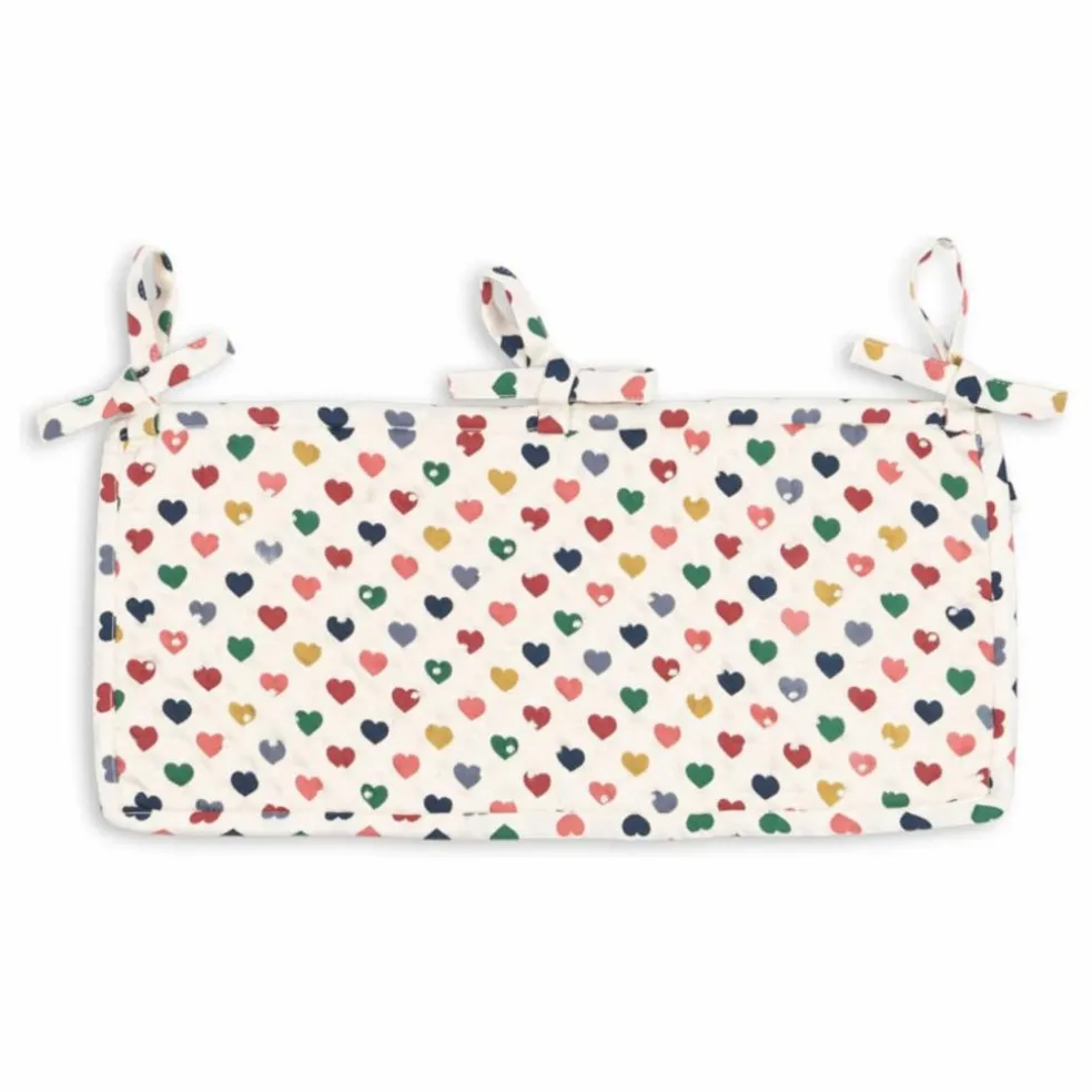 Pochette pour lit à barreaux Cœurs
