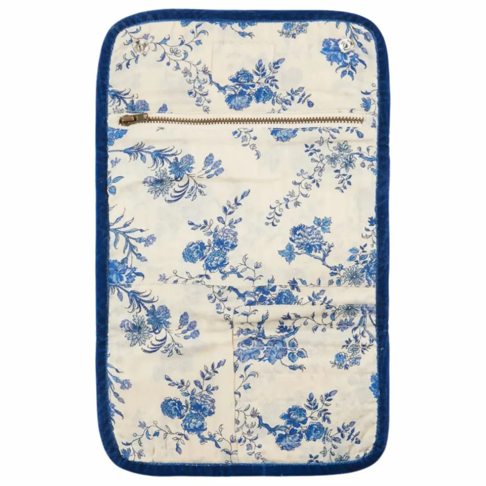 Pochette pour pinceaux de maquillage | Bleu