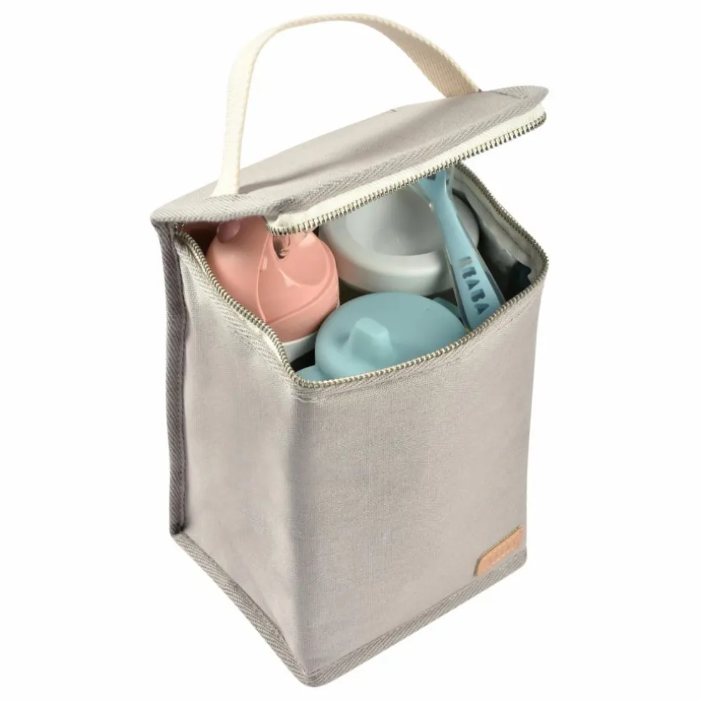 Pochette repas isotherme | Gris perle