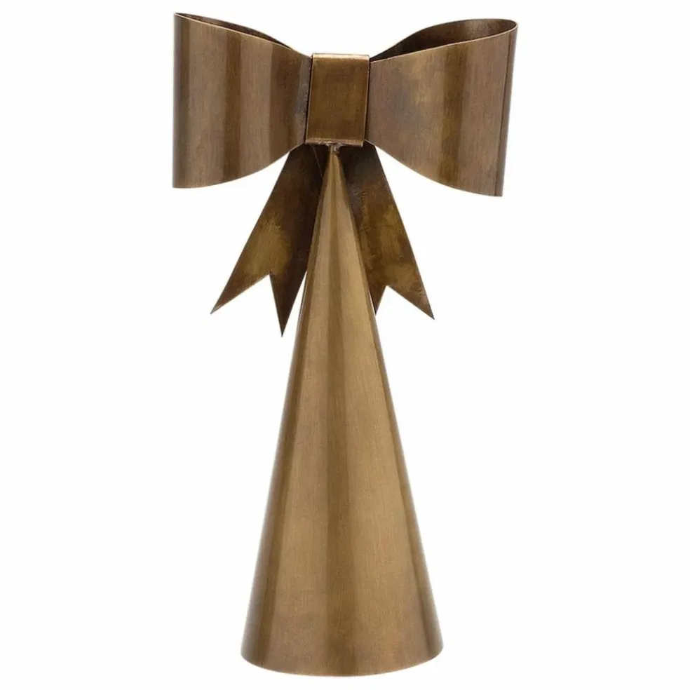Pointe de sapin de Noël Radiant Ribbon | Doré