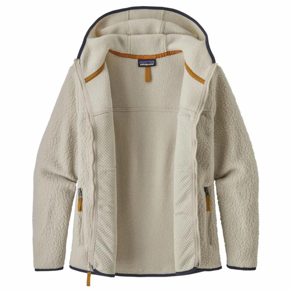 Polaire Retro Pile Hoody - Collection Femme | Grège