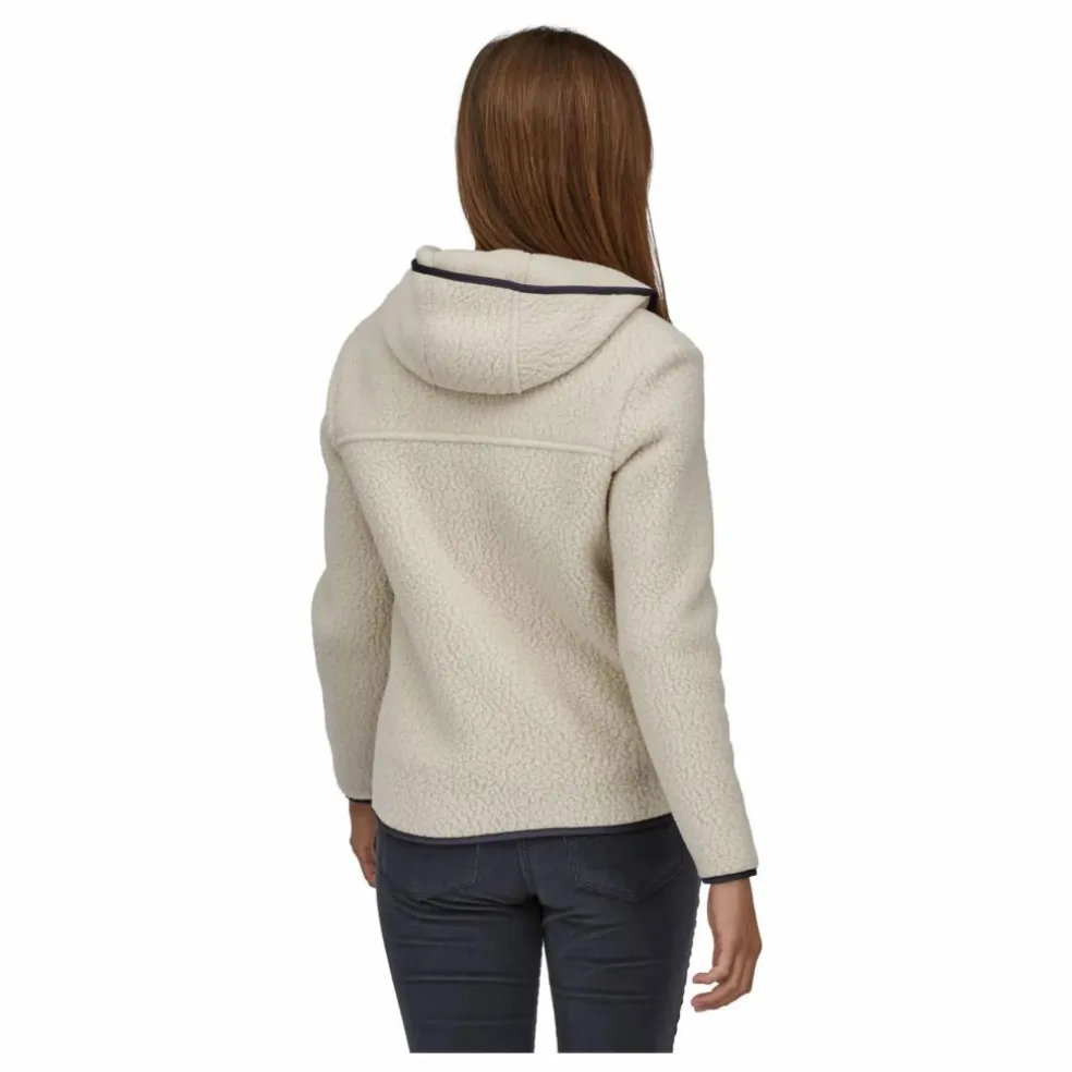 Polaire Retro Pile Hoody - Collection Femme | Grège