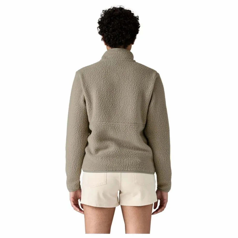 Polaire Retro Pile Marsupial Fibres Recyclées | Gris clair