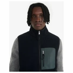 Polaire Sans Manches Réversible Sherpa Fibres Recyclées | Noir