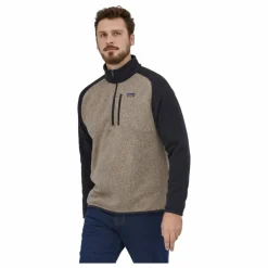 Polaire Zippée Better Sweater Fibres Recyclées | Beige chiné