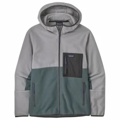 Polaire Zippée Microdini Fibres Recyclées | Vert de gris