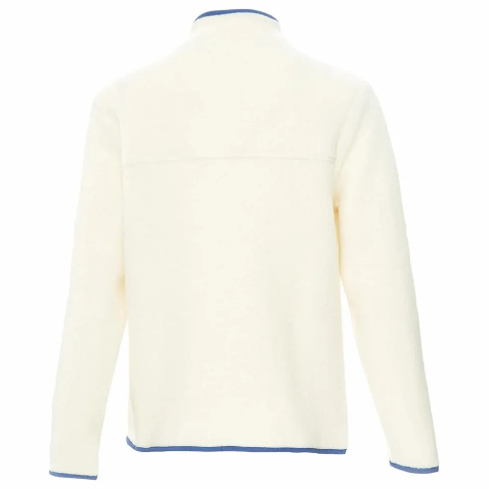 Polaire Zippée Retro Pile | Naturel