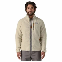 Polaire zippée Retro Pile Fibres Recyclées | Ecru