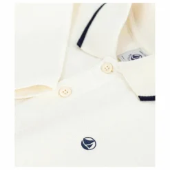Polo Bords Contrastés Coton Bio | Ecru